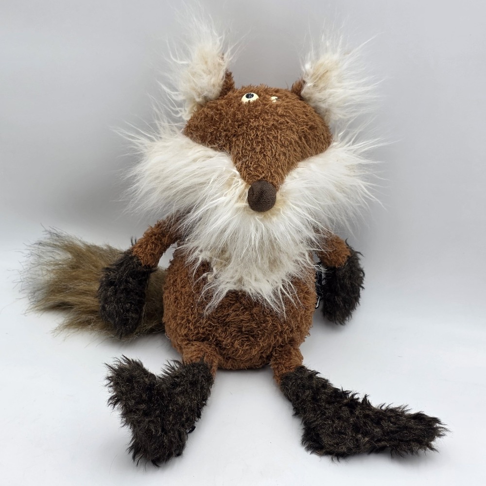 Sigikid BEASTS "Ever Clever" Fox Plush Stuffed Animal 18" Collectible Quirky Toy